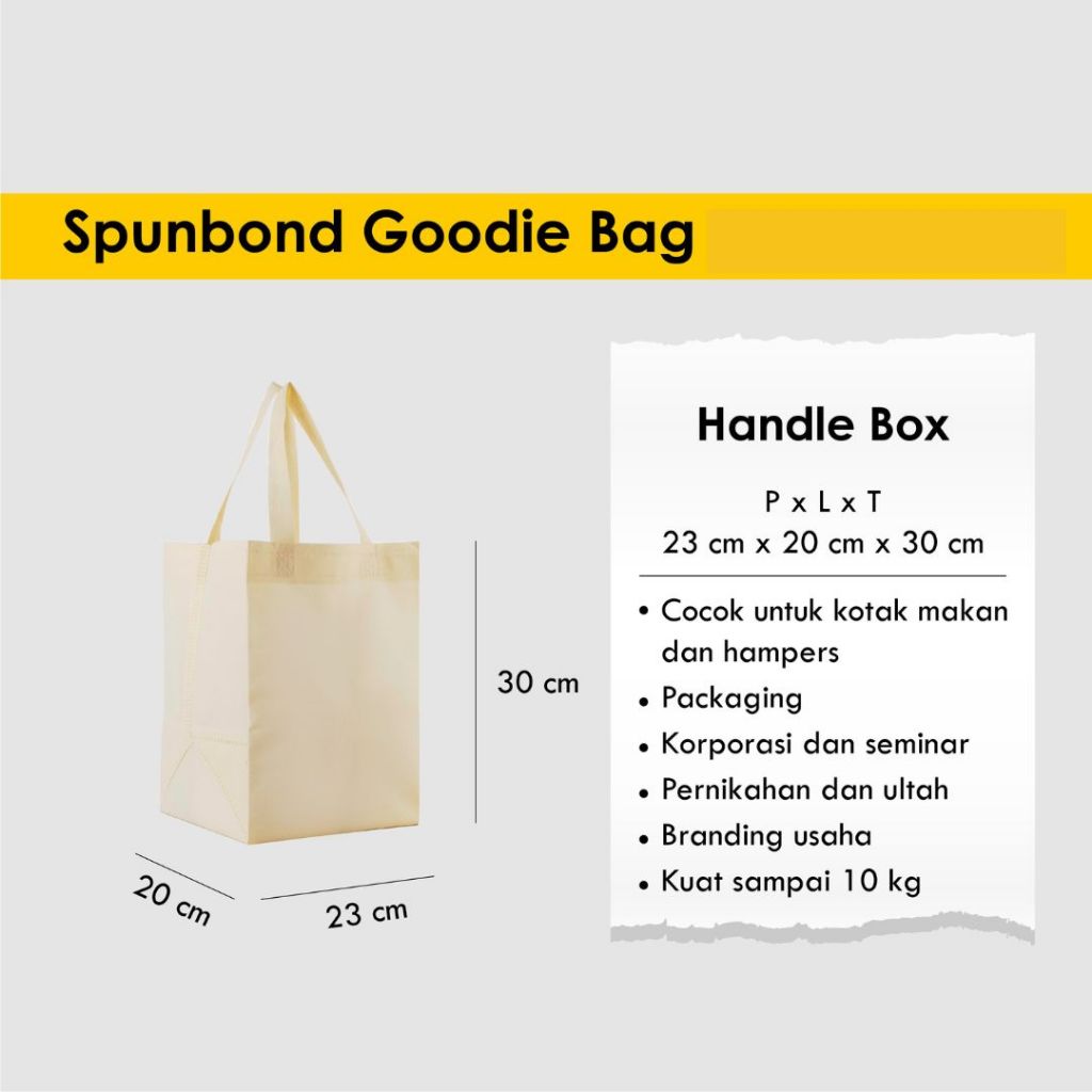 

Tas Hampers Goodie Bag Handle Box Untuk Dus Ukuran 20