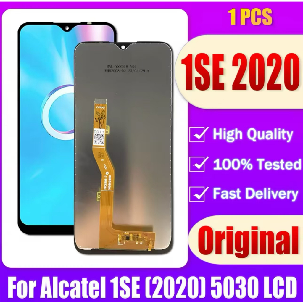Original 6.22" For Alcatel 1SE 2020 LCD 5030 5030U 5030D 5030F Display Touch Screen Digitizer Assemb
