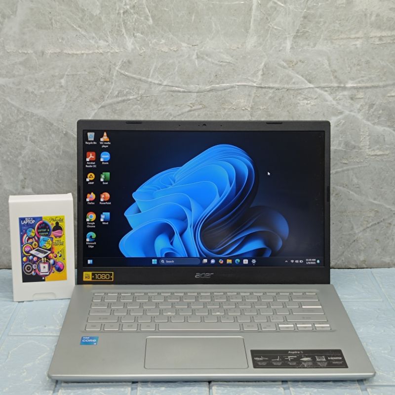 LAPTOP ACER ASPIRE A514-54 INTEL CORE I5-11th Gen RAM 8 GB SSD 512 GB 