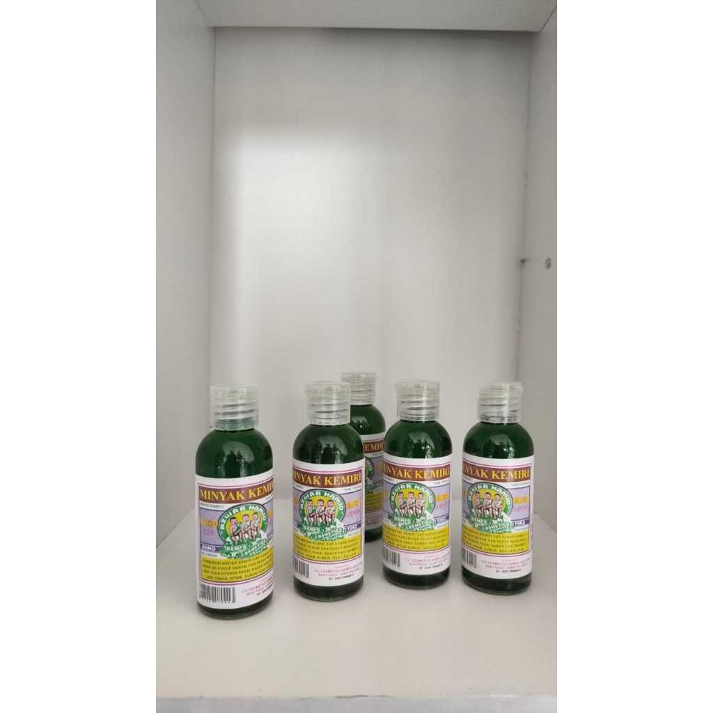 MINYAK KEMIRI Cap 3 Anak 60ml (botol plastik) asli AZWAR HAMID Bukittinggi | Minyak Rambut