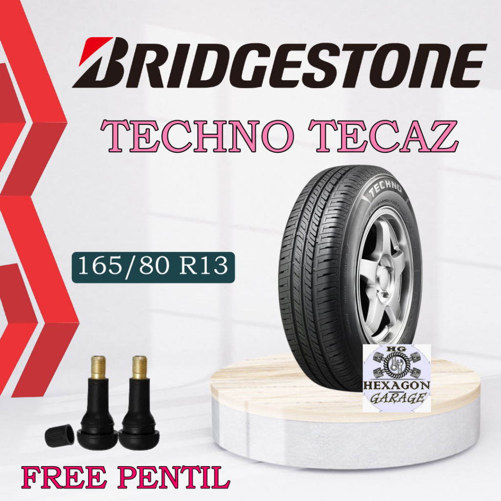Ban Mobil Bridgestone 165/80 R13 TECHNO TECAZ Ring13