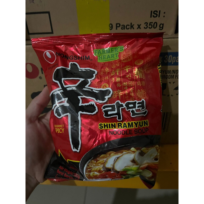 

Nongshim shin ramyun spicy mushroom 120gr