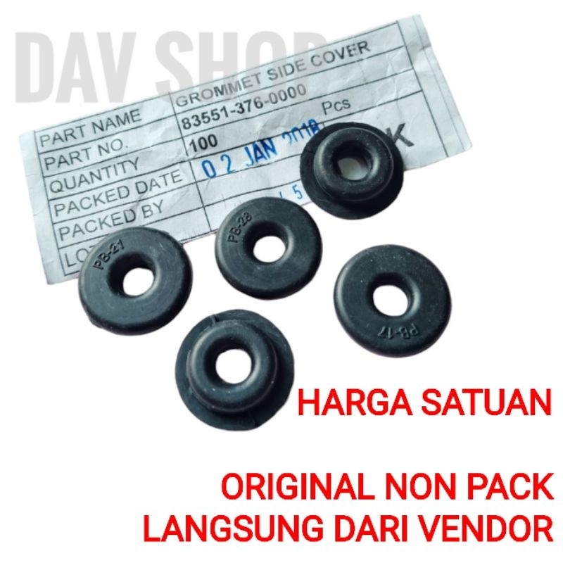 KARET GROMMET BULAT COVER BODY/RANGKA BEAT VARIO SCOOPY SPACY GENIO PCX ADV STYLO SUPRA CS1 BLADE RE