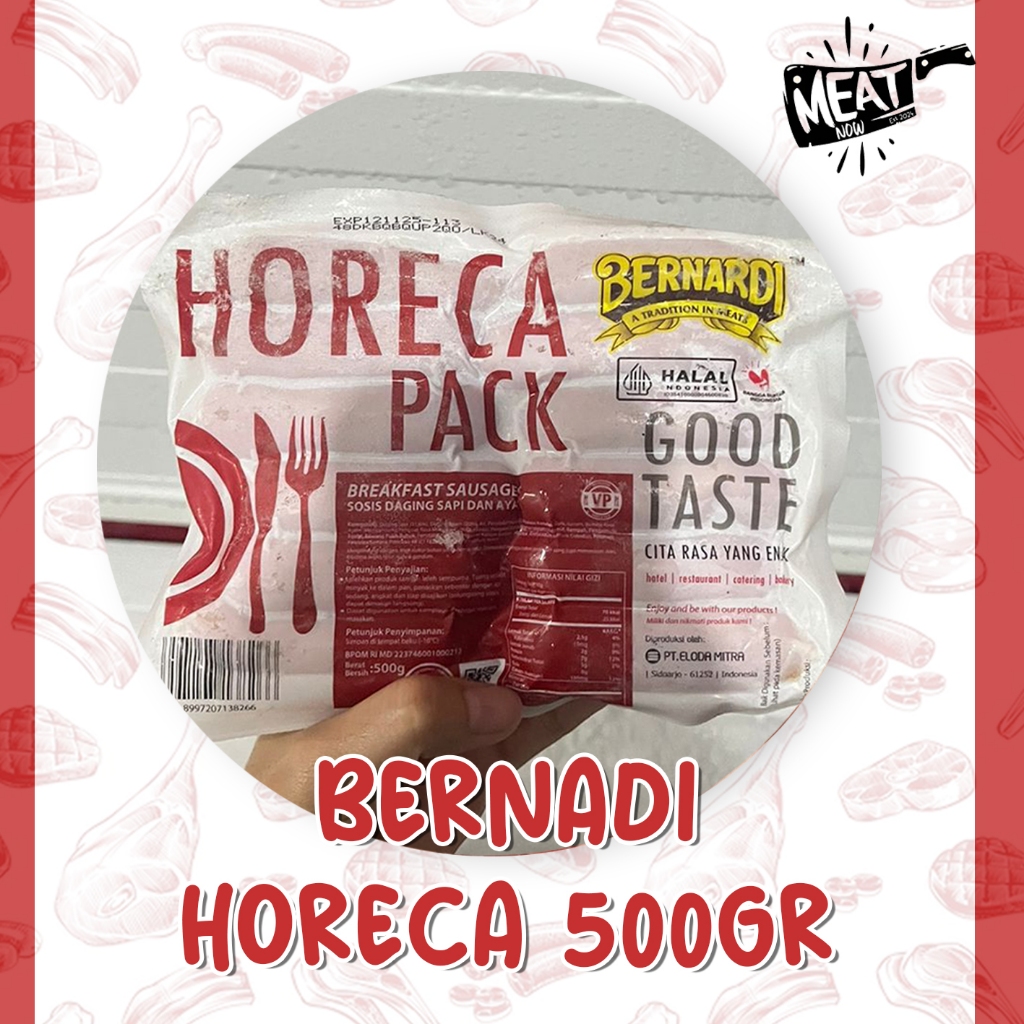 

Bernadi Horeca Pack Good Taste Sausage Breakfast 50GR