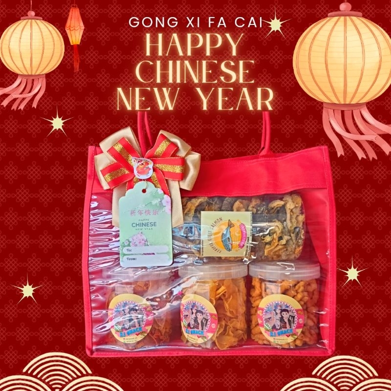 

Hampers Chinese New year Gift Snack Komplit