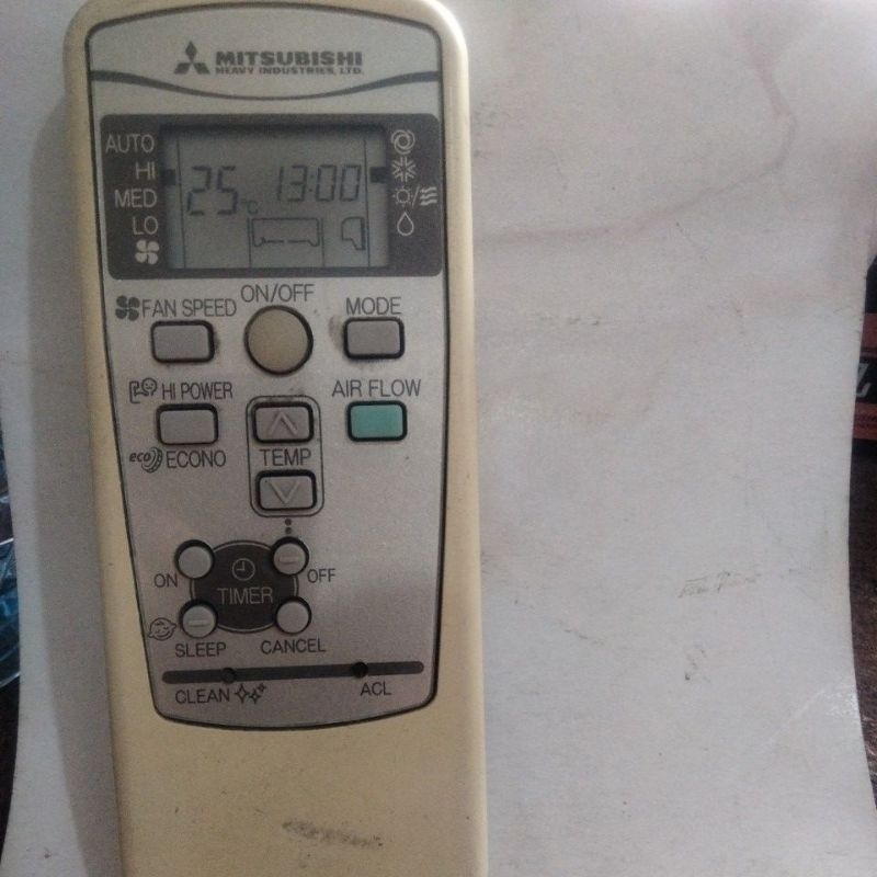 REMOT AC MITSUBISHI HEAVY INDUSTRIES ORIGINAL
