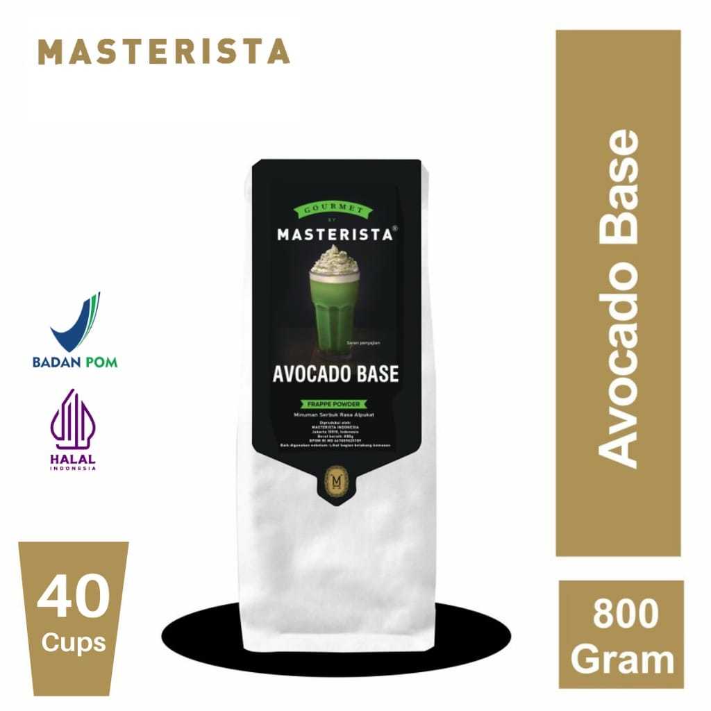 

Bubuk Minuman Masterista Avocado 800gr / Bubuk Minuman Rasa Alpukat / Bubuk Avocado Frappe