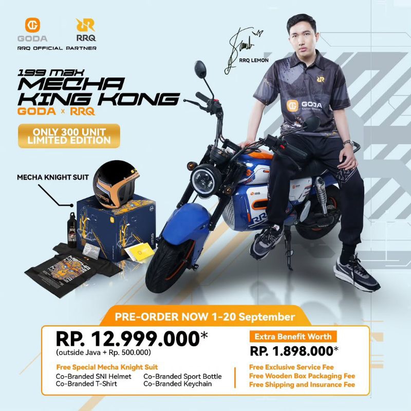 Sepeda Listrik GODA Mecha KingKong 199 Max (Limited Edition)