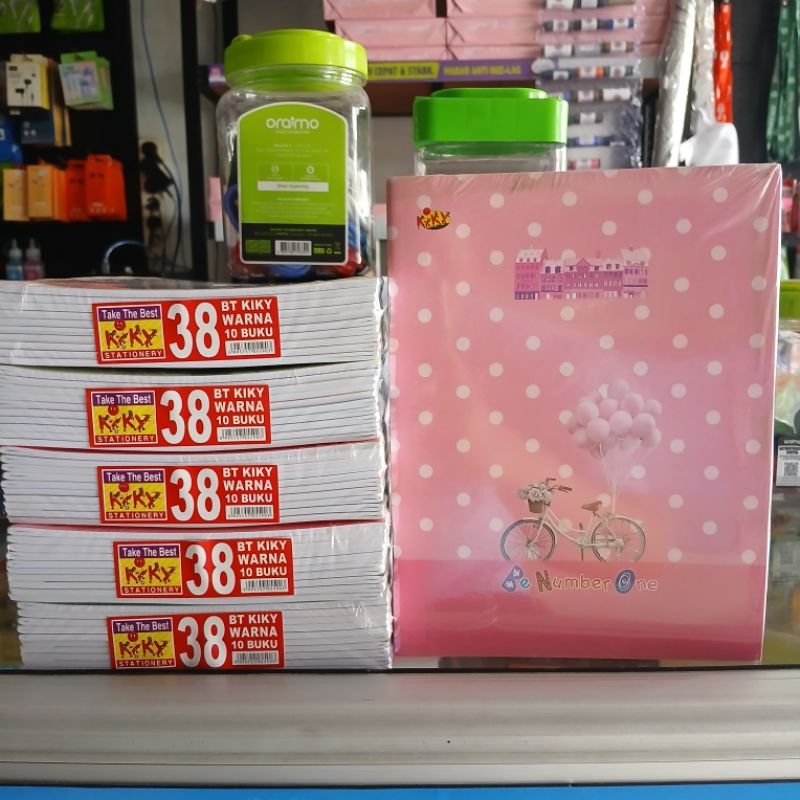 

(1 PACK: 10 BUKU) Buku Tulis KIKY Isi 38 Lembar Buku Tulis