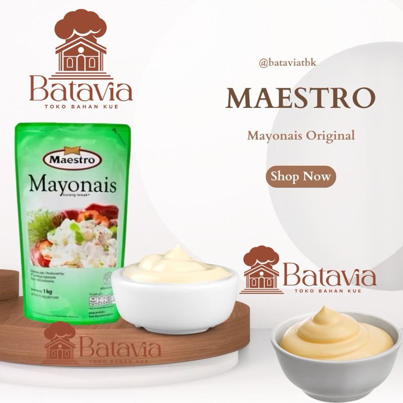 

MAESTRO MAYONAIS 1lt | Maestro Mayonnaise Pouch 1000 gr