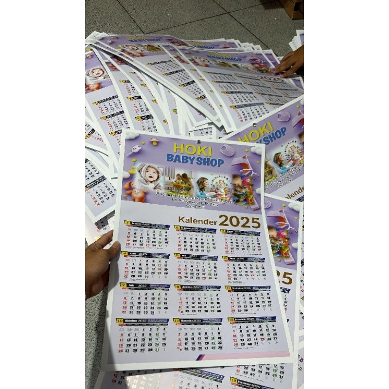 

kalender 2025/ kalender murah/kalender custom/kalender uk 37x52