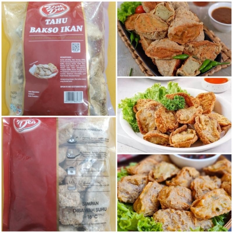 

Pak Den Tahu Walik Frozen / Tahu Walik Seafood / Tahu Bakso | Berat Bersih 500gr