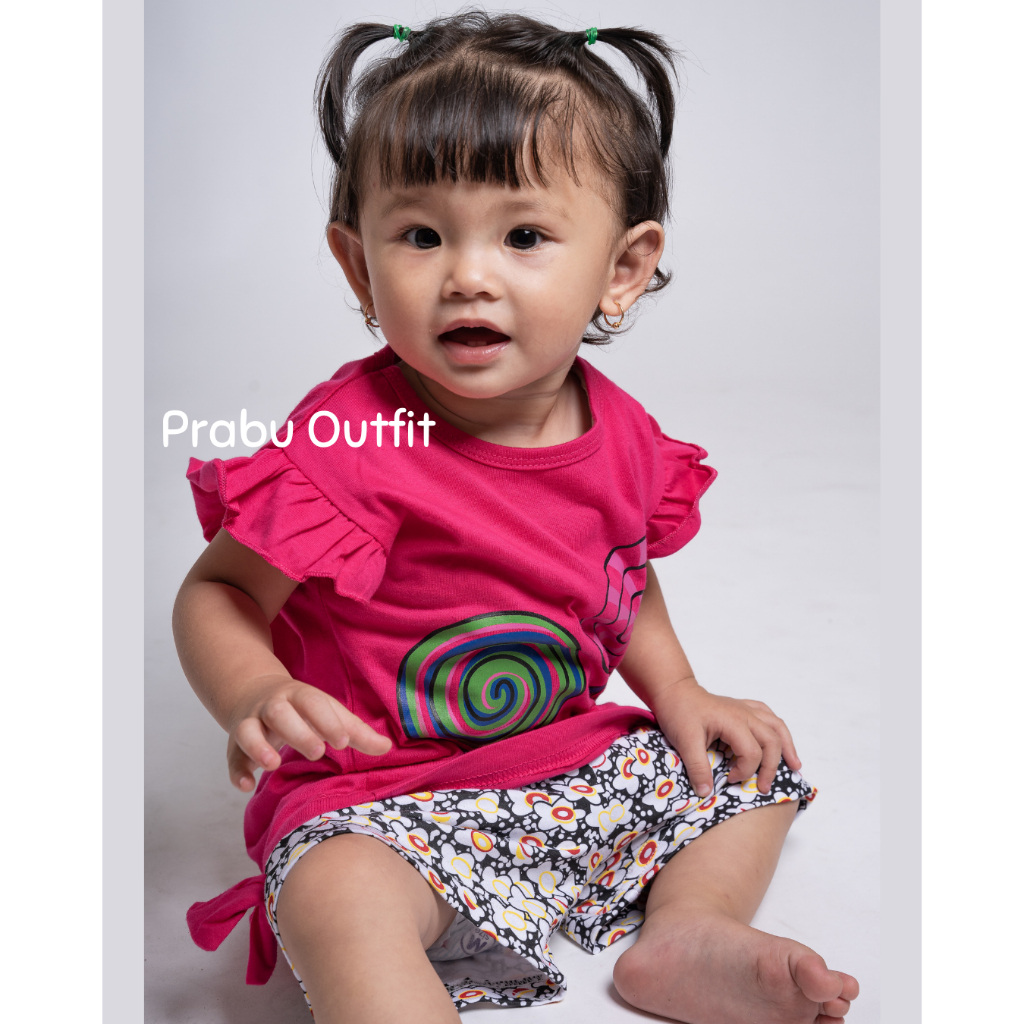 prabuoutfit-Setelan anak lolipop Set Kids Baju anak import - kaos anak