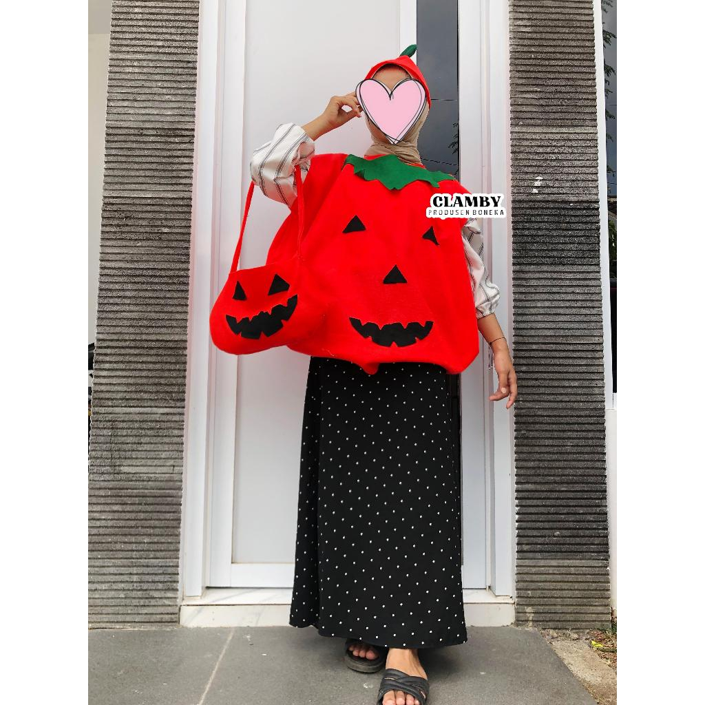 

Tas Labu Halloween | Goodie Bag Pumpkin Murah | Aksesoris Pesta Halloween