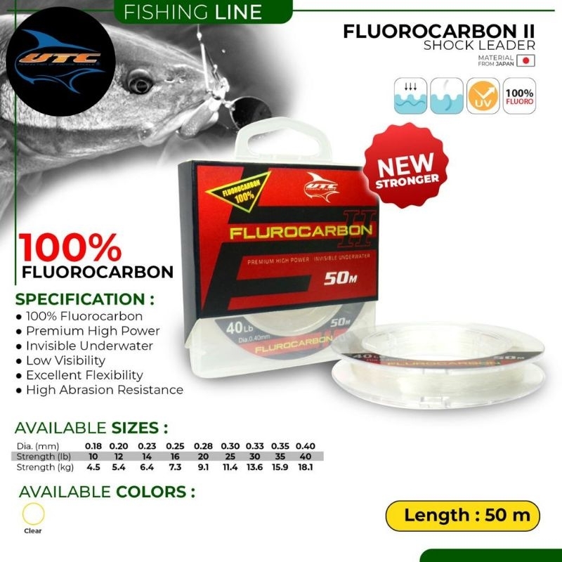 Leader Utecate Fluorocarbon 50M