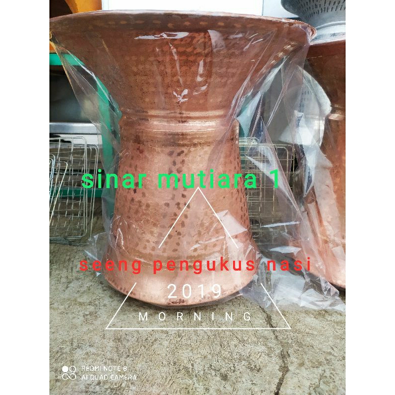 seeng pengukus nasi dari bahan Kuningan tebal