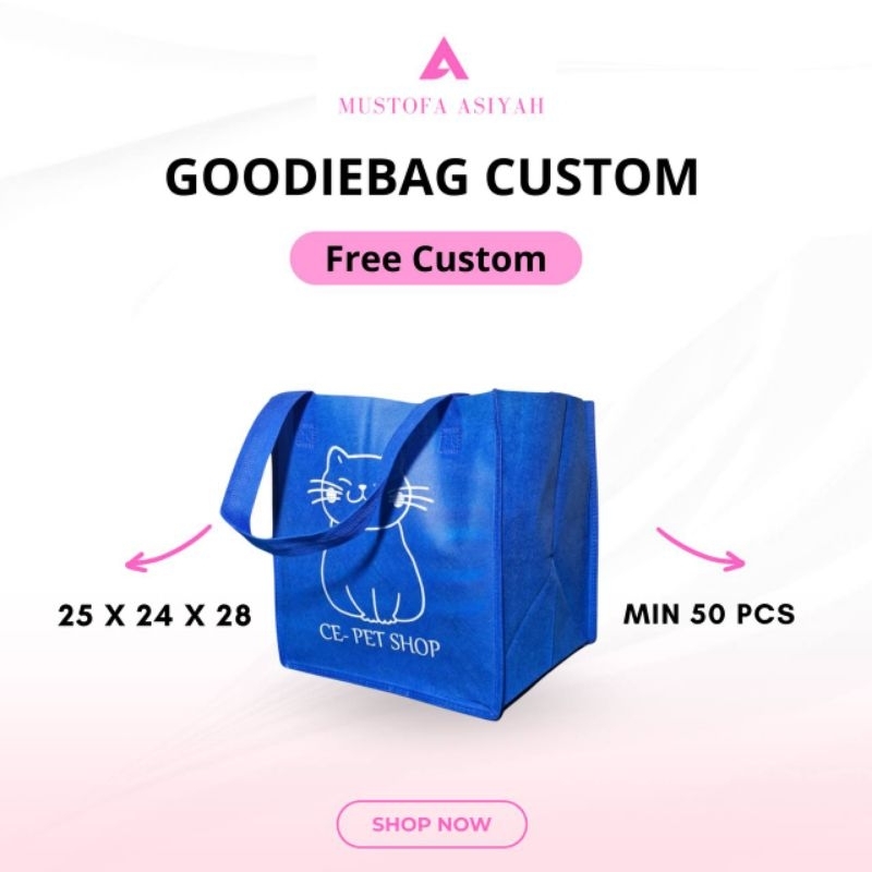 

TAS GOODIEBAG 25x24x28 CUSTOM