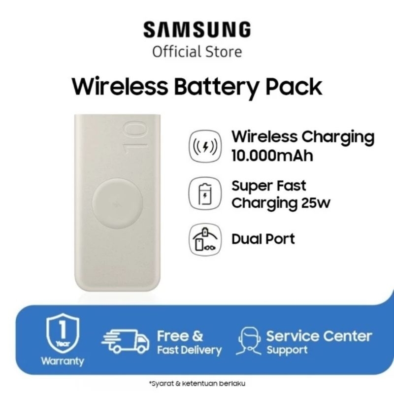 Samsung Powerbank 10.000mah Wireless Battery Pack