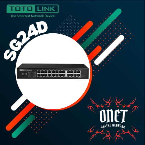 TOTOLINK SG24D  24-Port Gigabit Desktop/Rackmount Switch