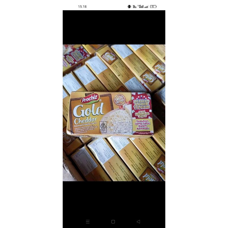 

keju chedar gold berat 160gr