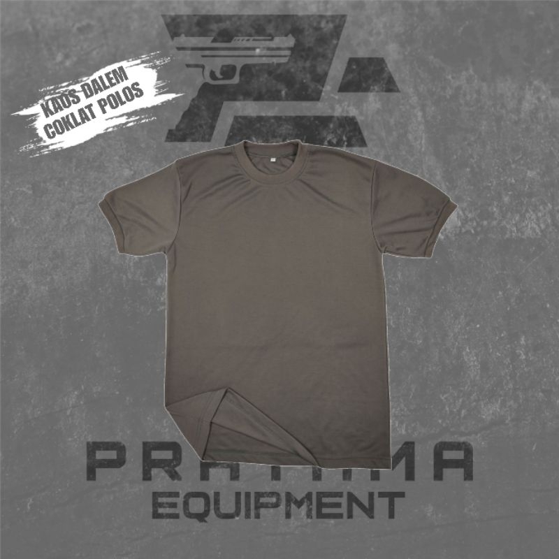 KAOS DALAM COKLAT POLOS / KAOS DALAM POLOS / KAOS DALAM