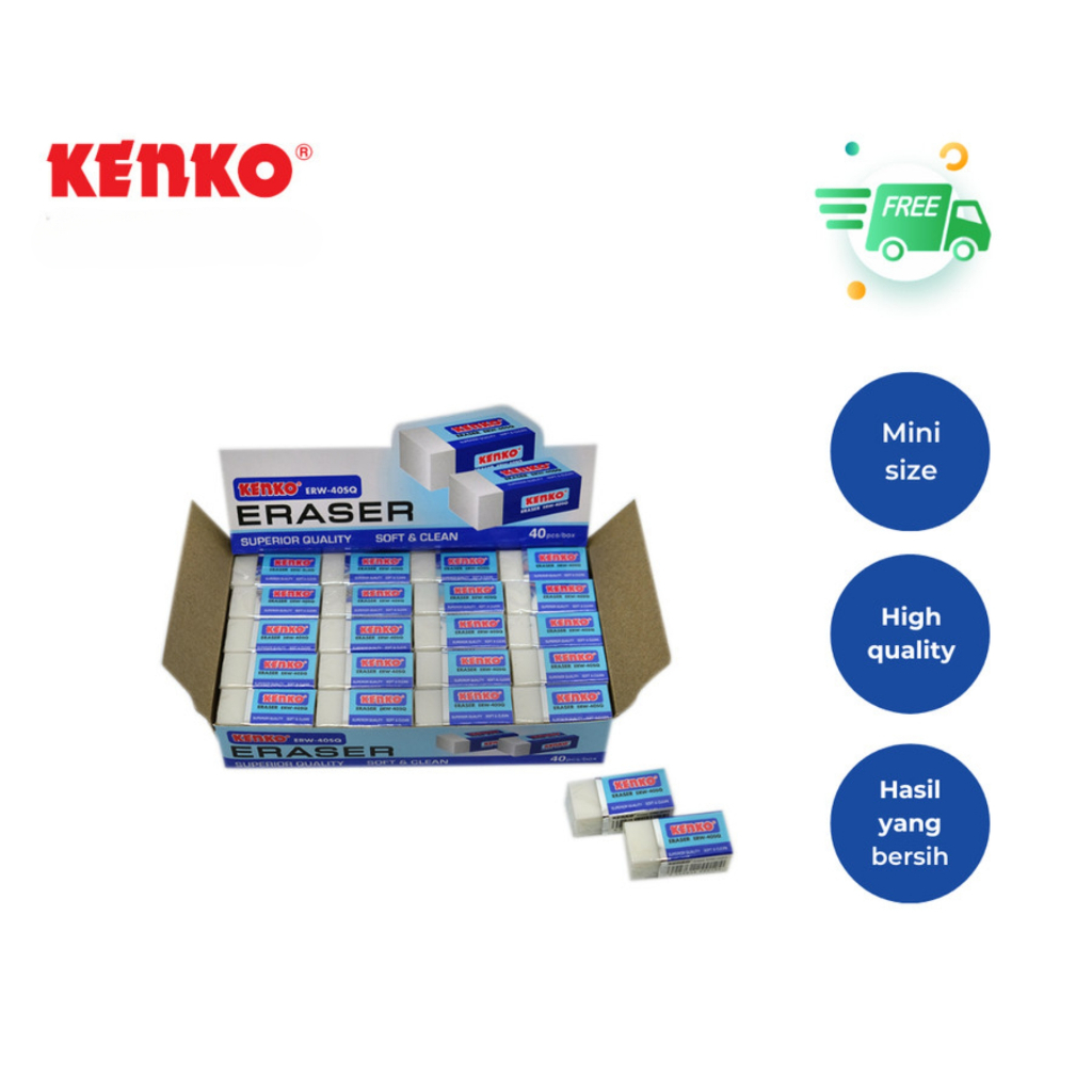 

Penghapus Kenko ERW-40SQ Soft & Clean Superior Quality