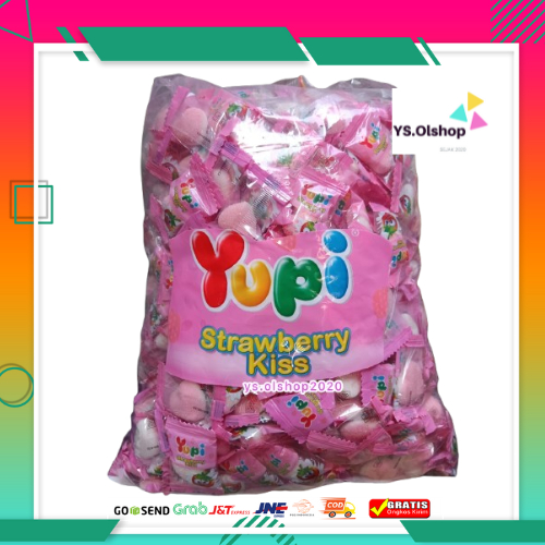 

Yupi kiss Strawberry Kiloan asli Pabrik Exp 2026 /YS.OLSHOP2020