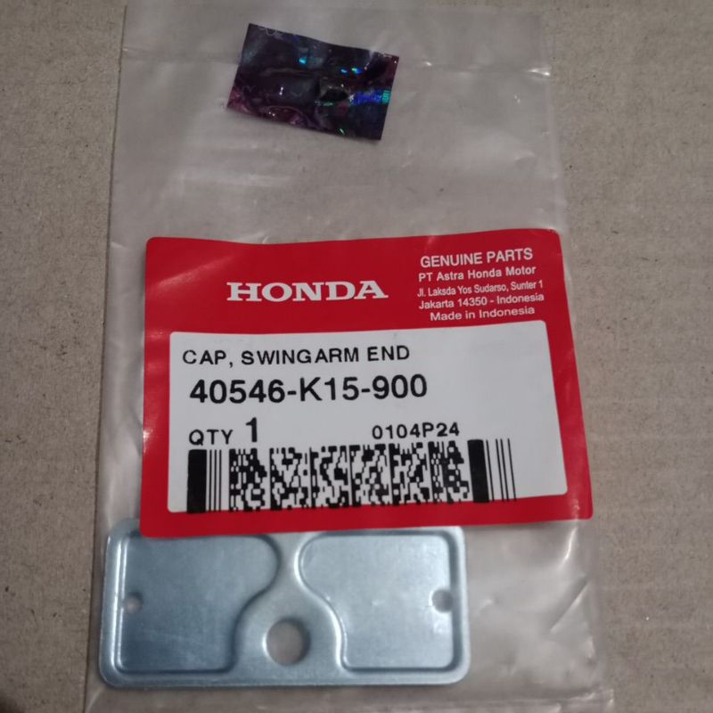AHM 40546-K15-900 Plat penutup arm blkng tahanan setelan rantai honda CB150R old, supra GTR, Sonic 1