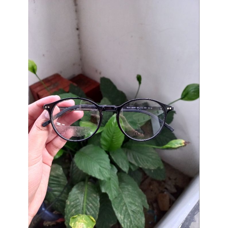 Frame Kacamata Text Eyewear (Owl) Hitam New