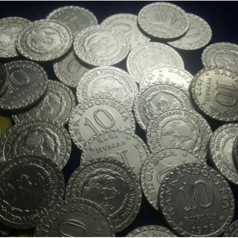 Kuno Koin 10 Rupiah Tabanas Tahun 1979