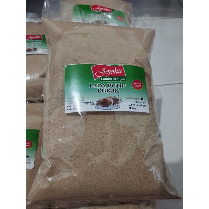 

Lada Putih Bubuk Murni