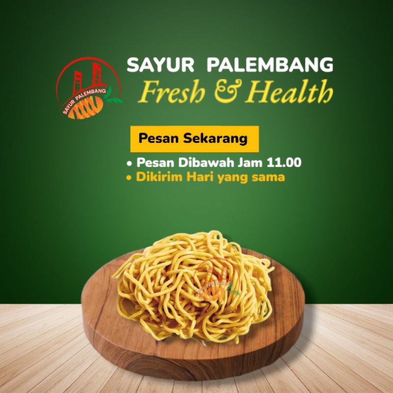 

Mie Kuning Basah - Sayur Palembang