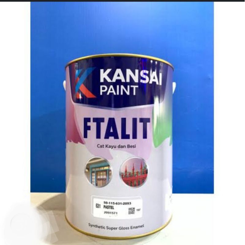 CAT MINYAK FTALIT 20 KG KHUSUS WARNA ( RIVER BLUE 116