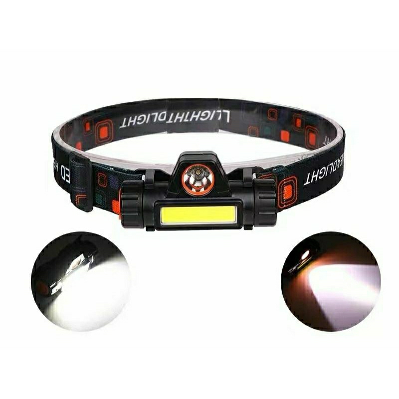 Senter Kepala COB Sentar LED Super Terang