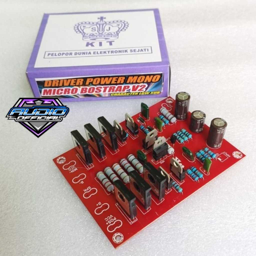 Driver Power Amplifier Mono MCRD Micro Bostrap NKRI V2 Low sub