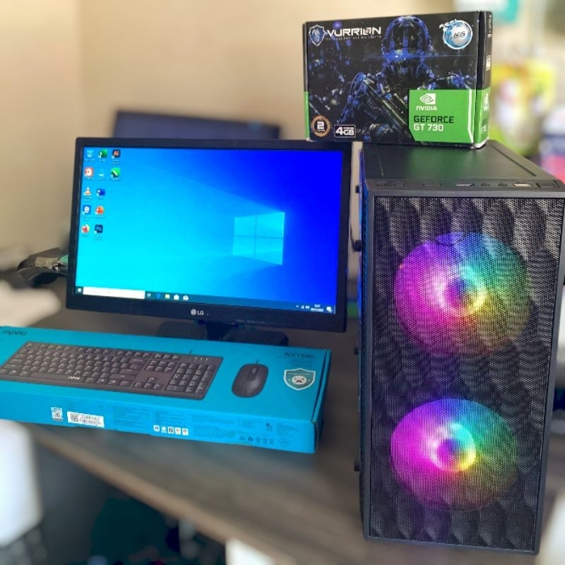 PC Komputer Gaming Design core i7 gen 6 RAM 16GB SSD 512GB VGA 4GB Siap pakai
