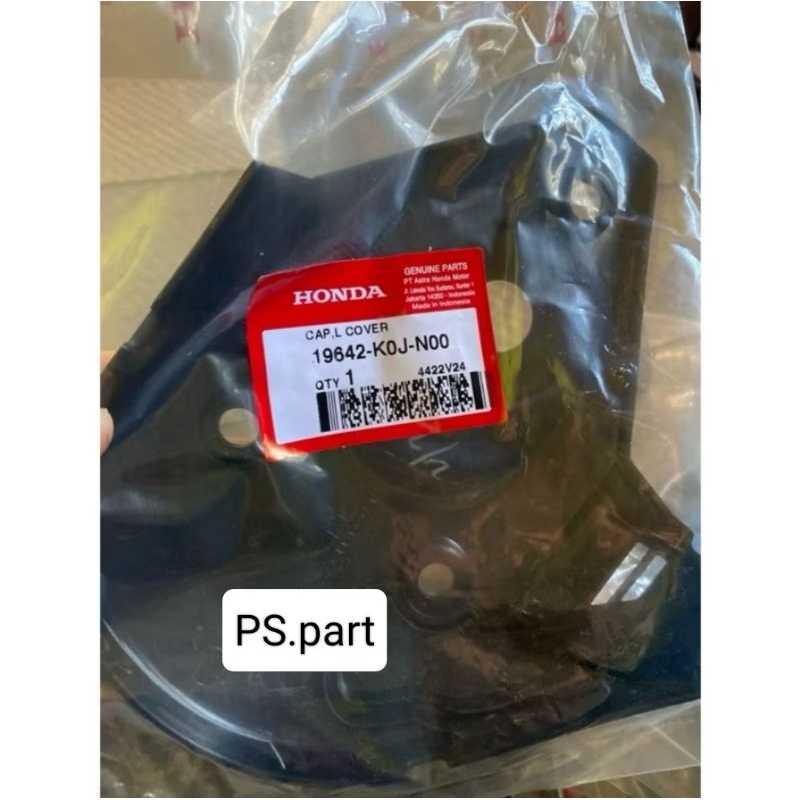 19642-KOJ-N00 CAP, L COVER TUTUP CVT HONDA BEAT DELUXE STREET K1A GENIO  TAHUN 2021-2024
