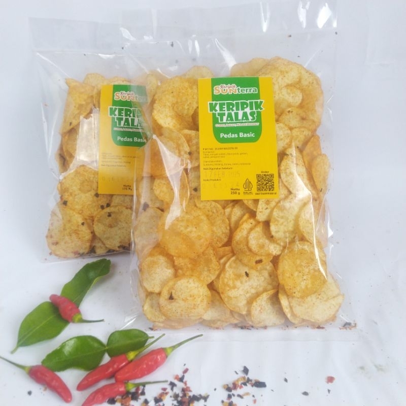 

Keripik Talas Pedas 250gr