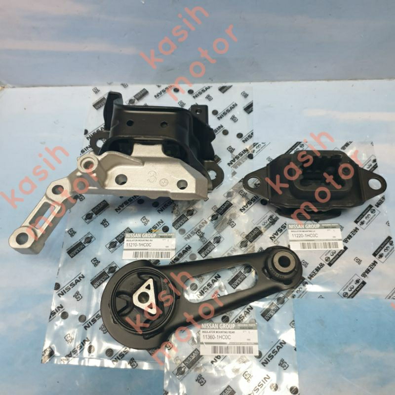 ENGINE MOUNTING SET ENGINE MOUNTING KANAN ENGINE MOUNTING KIRI ENGINE MOUNTING BELAKANG SET DATSUN