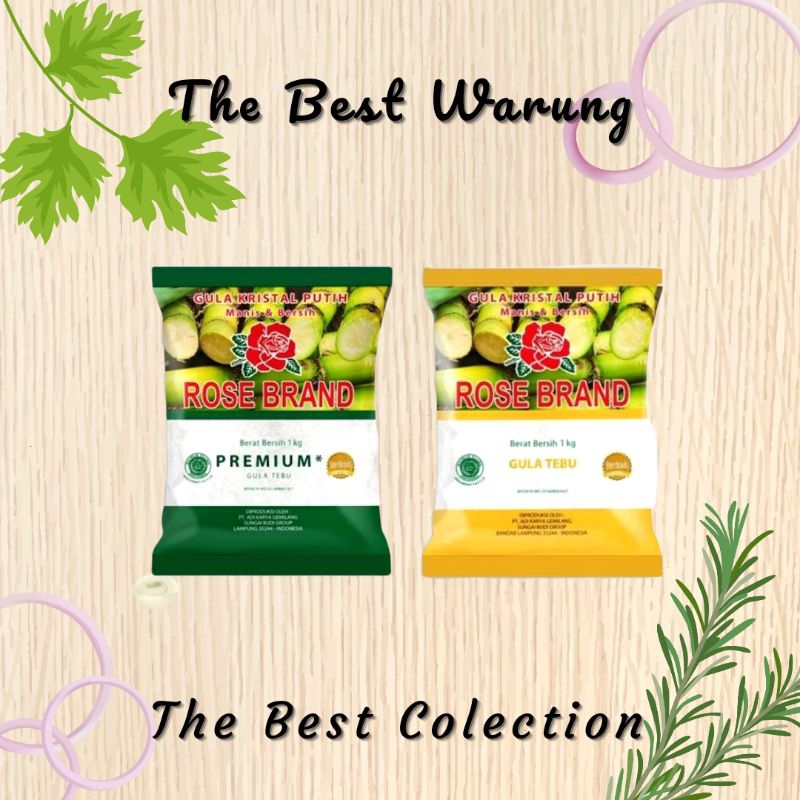 

[WarungA3] Gula Pasir Rosebrand Hijau/Kuning 1kg