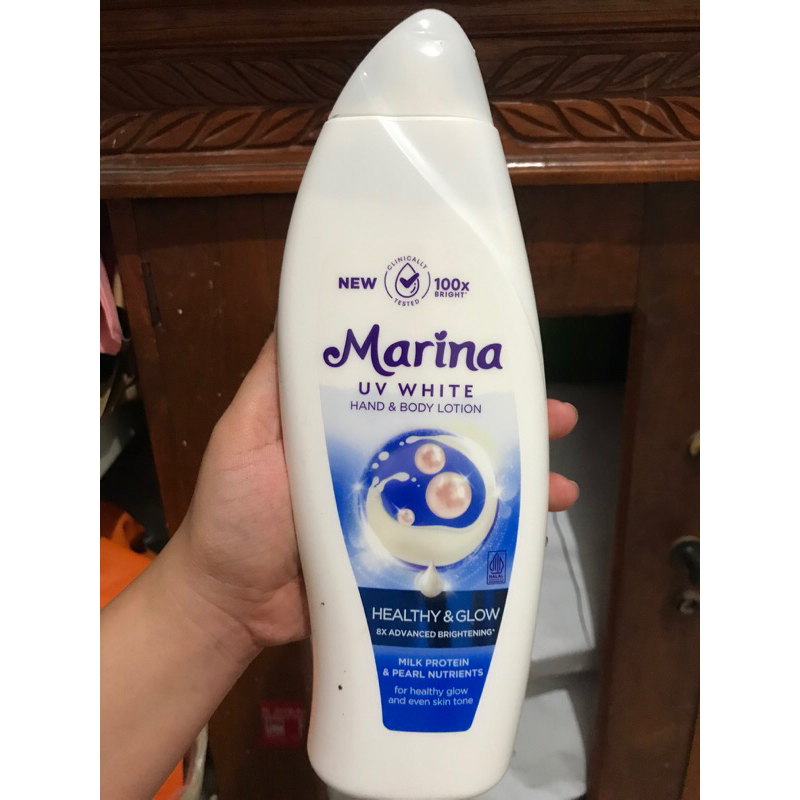handbody marina warna biru kemasan 460ml