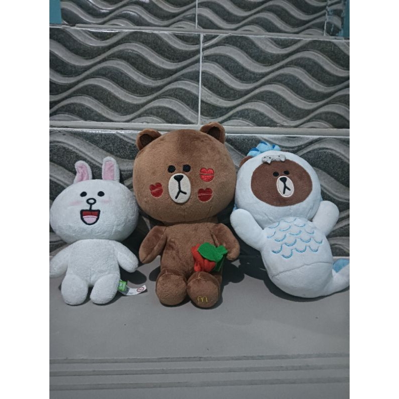 boneka brown line preloved