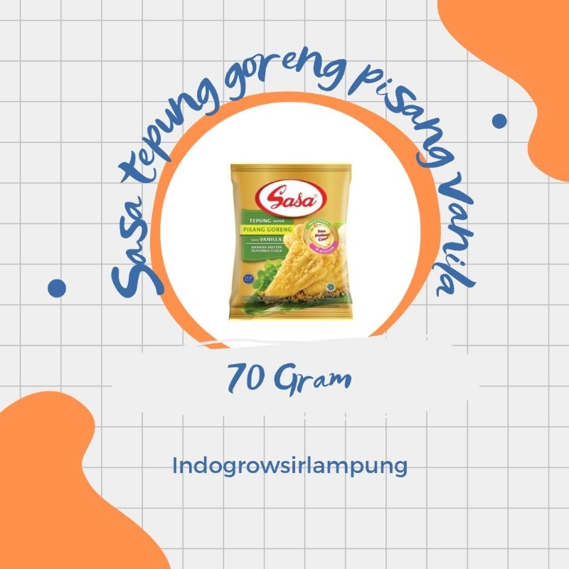 

sasa tepung goreng pisang vanila 70g