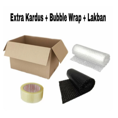 

Extra Bubble Wrap dan Kardus