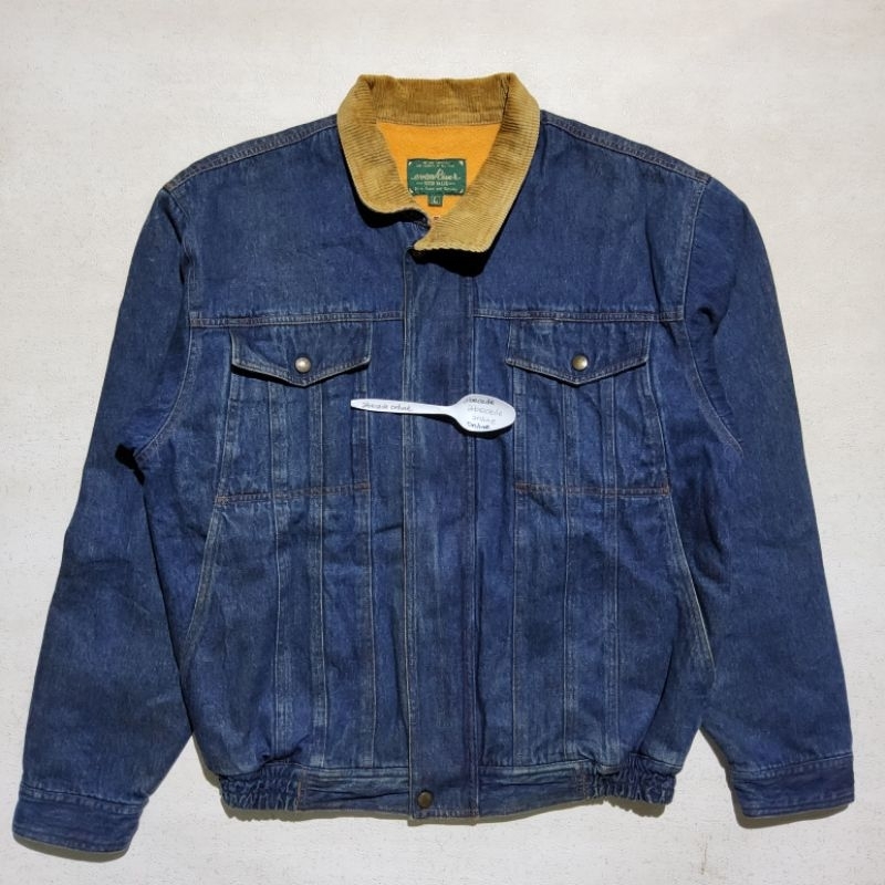 EVEN RIVER vintage 90s denim jacket size L