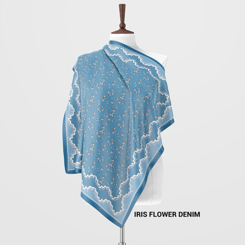 Hijab segi empat premium motif  - hijab motif premium - hijab segi empat motif - hijab premium  - Ir