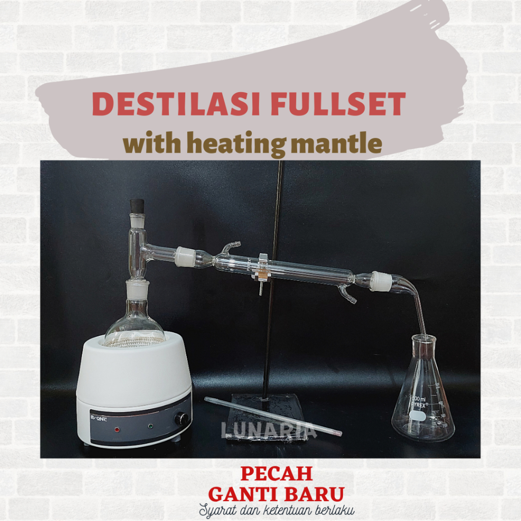 DESTILASI SEDERHANA DENGAN HEATING MANTLE