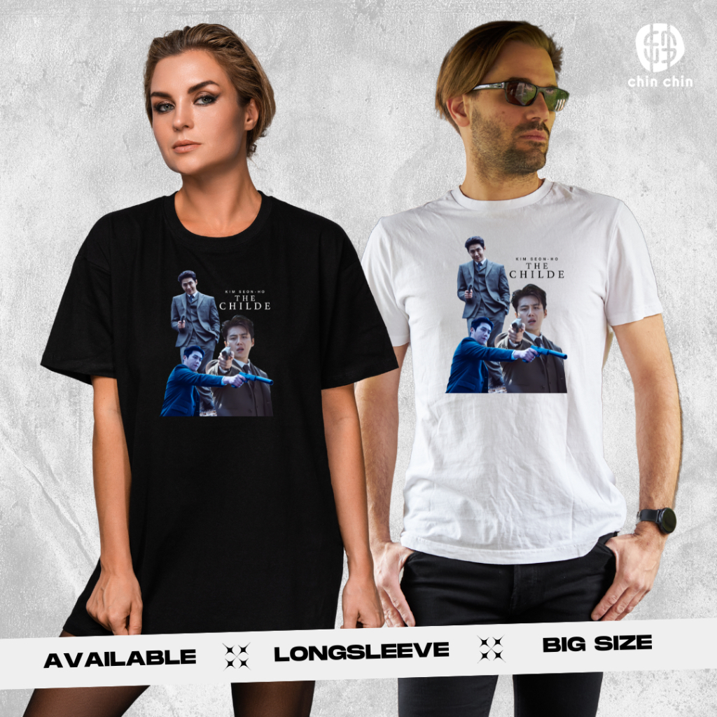 T-SHIRT BAJU KIM SEON HO // KAOS KPOP // THE CHILDE MOVIE // KOREA // ACTOR // BIG SIZE // KAOS DIST