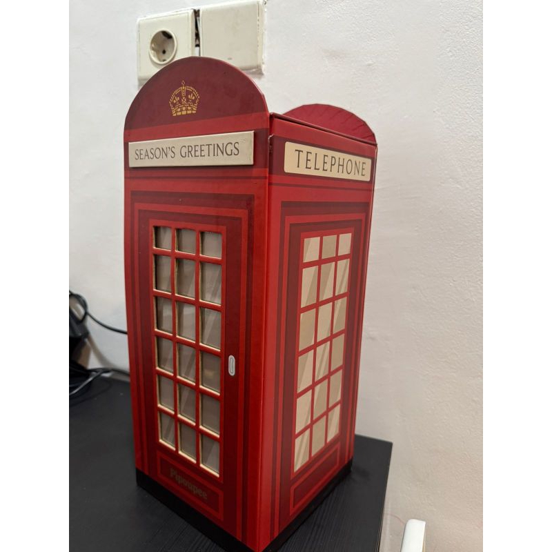 

PRELOVED KOTAK BOX CHRISTMAS HAMPERS TELEPHONE BOX LA FOLA REALFOOD SARANG BURUNG WALET