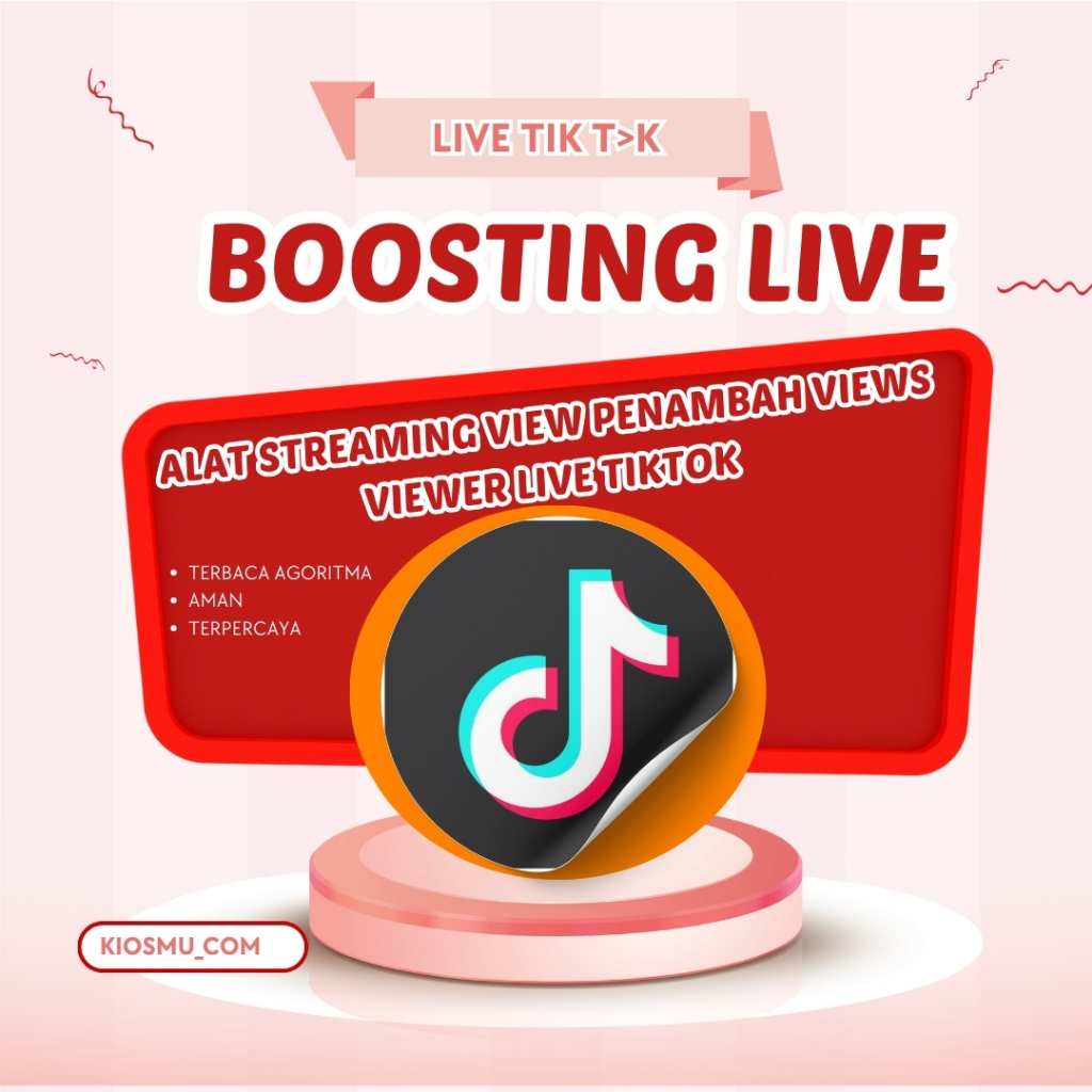 Alat Streaming View Penambah Views Viewer Live TIKTOK TERMURAH 100%WORK